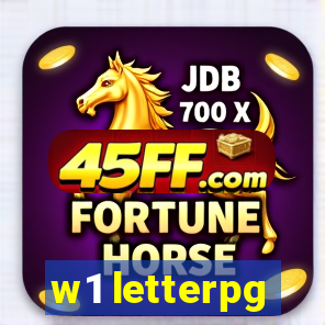 w1 letterpg
